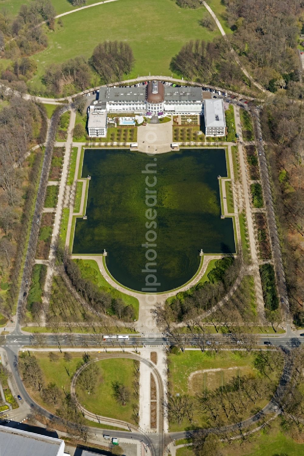 Aerial image Bremen - Park Hotel Bremen on Holler at Bremen