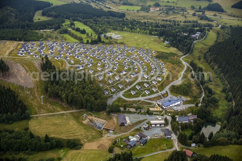 Aerial photograph Winterberg - View of the park Landal Winterberg in the state of North Rhine-Westphalia