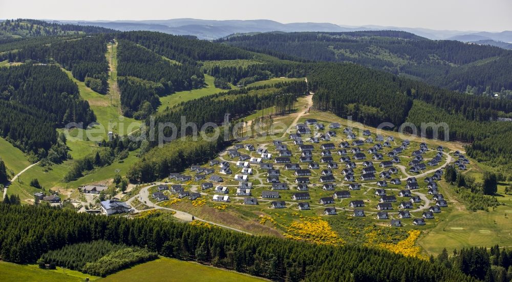 Aerial photograph Winterberg - View of the park Landal Winterberg in the state of North Rhine-Westphalia