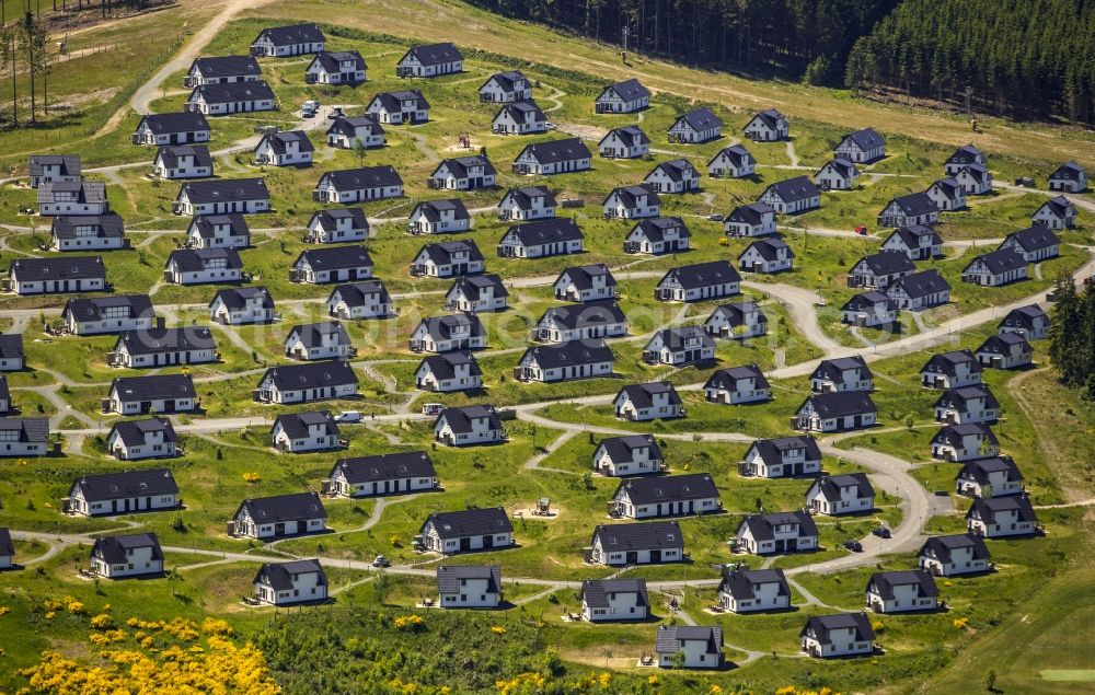 Winterberg from the bird's eye view: View of the park Landal Winterberg in the state of North Rhine-Westphalia