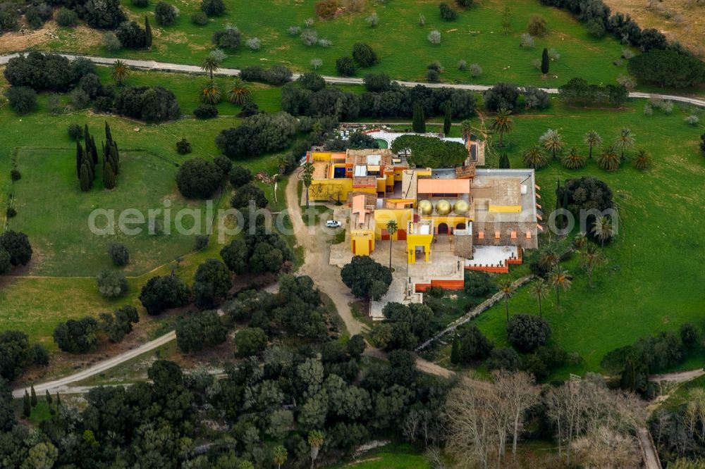 Arta from above - Park of in Arta in Balearische Insel Mallorca, Spain