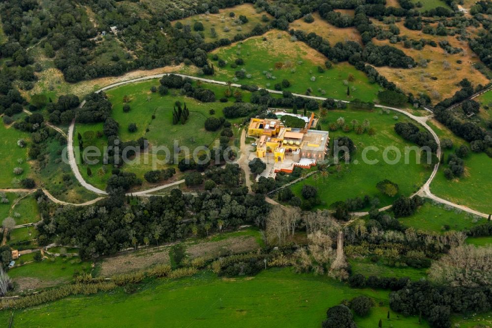 Arta from the bird's eye view: Park of in Arta in Balearische Insel Mallorca, Spain