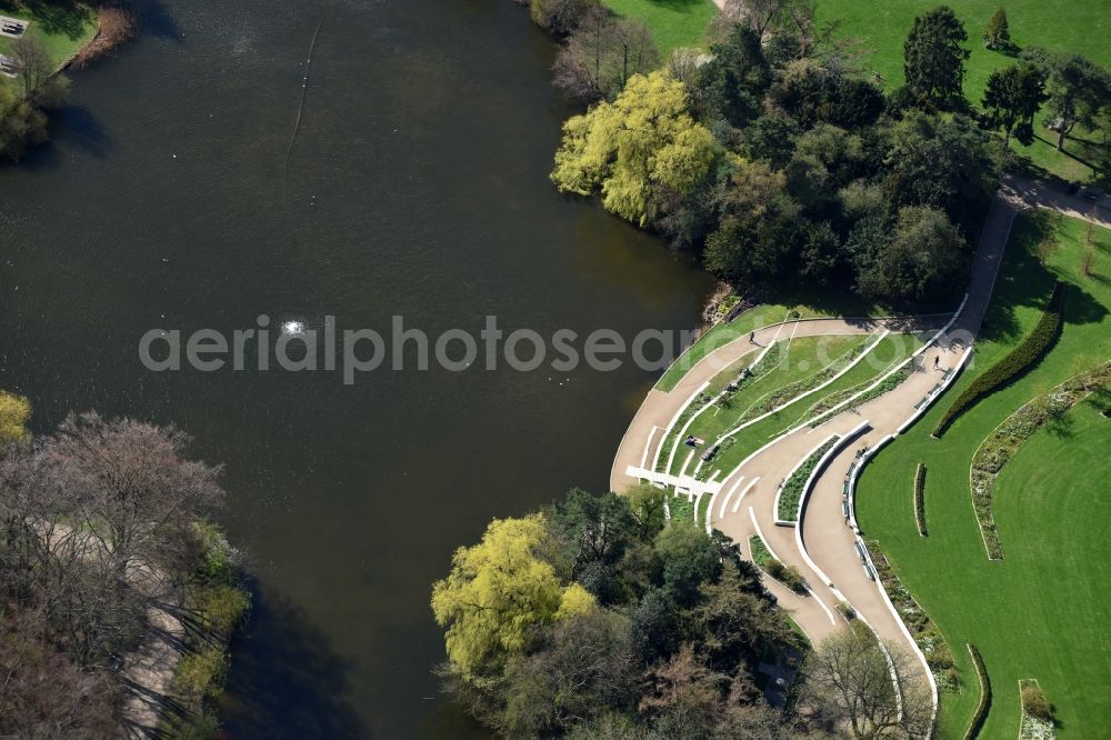 Aerial photograph Kopenhagen - Park of on Edel Sauntes Alle in Copenhagen in Denmark