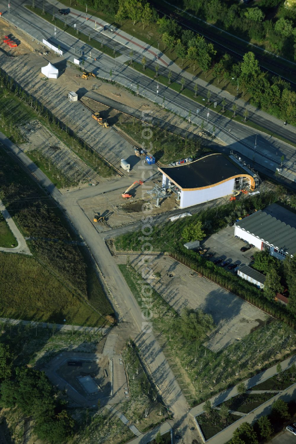 Aerial photograph Berlin - Park of Kienbergpark in the district Marzahn in Berlin, Germany