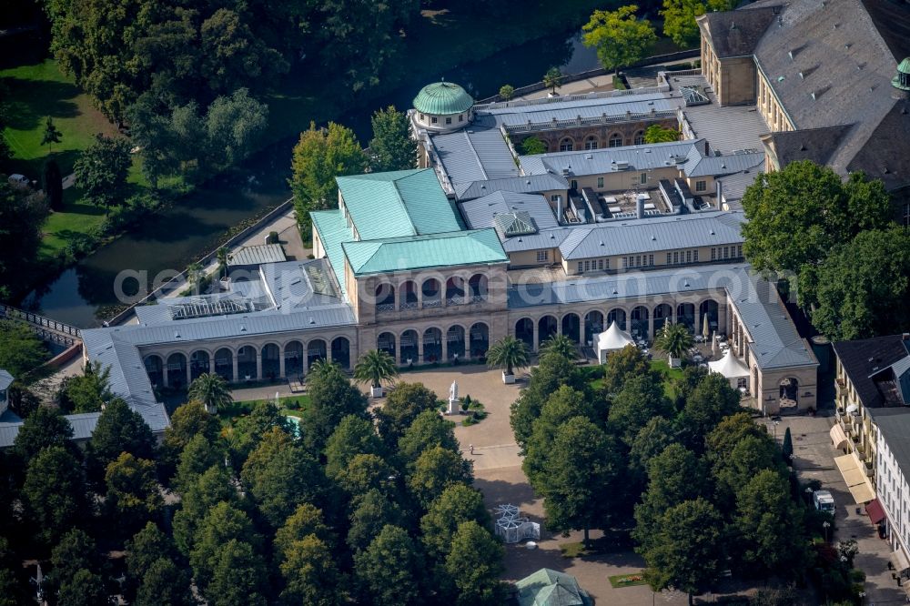 Aerial photograph Bad Kissingen - Park of Kurgarten Bad Kissingen Am Kurgarten in Bad Kissingen in the state Bavaria, Germany