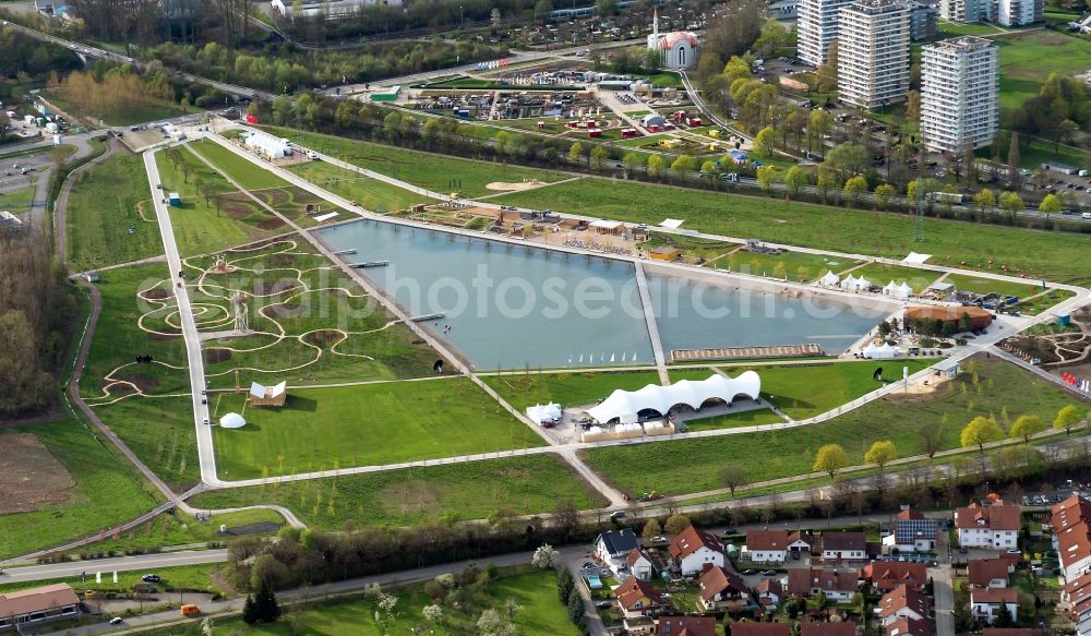 Aerial photograph Lahr/Schwarzwald - Park of of a