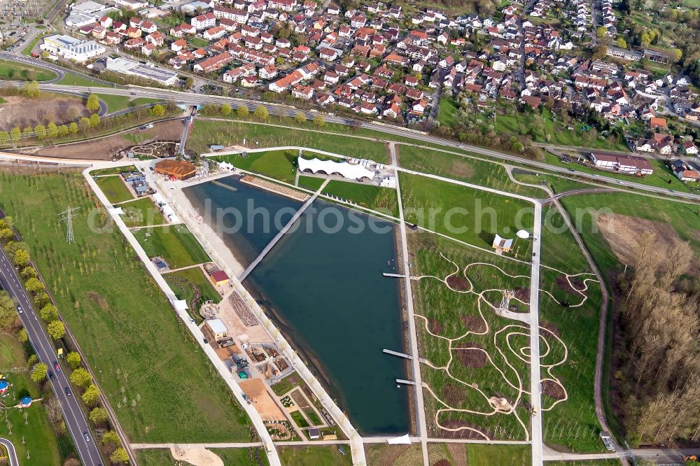 Aerial image Lahr/Schwarzwald - Park of of a