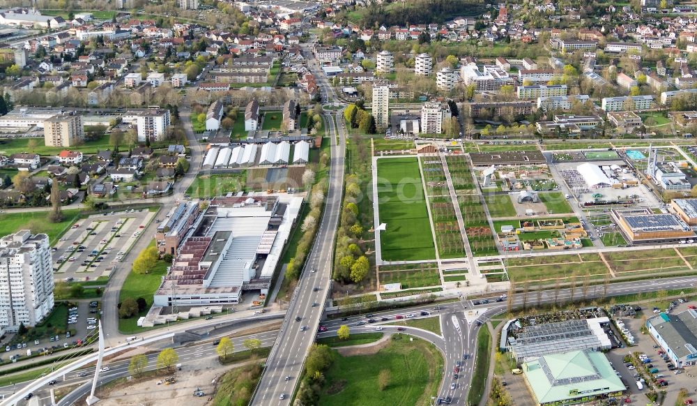 Aerial photograph Lahr/Schwarzwald - Park of of a