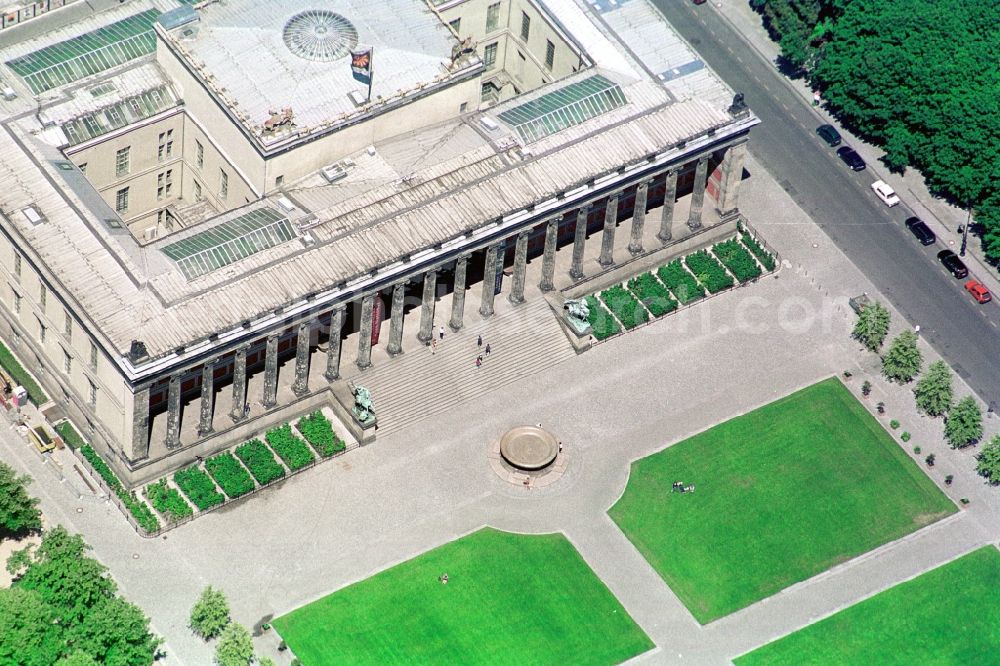 Berlin from above - The Pleasure Garden and the Old Museum near the Berlin Cathedral in the central Berlin