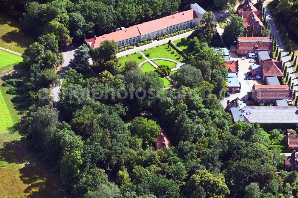 Aerial image Potsdam - Park of Neuer Garten in the district Nauener Vorstadt in Potsdam in the state Brandenburg, Germany