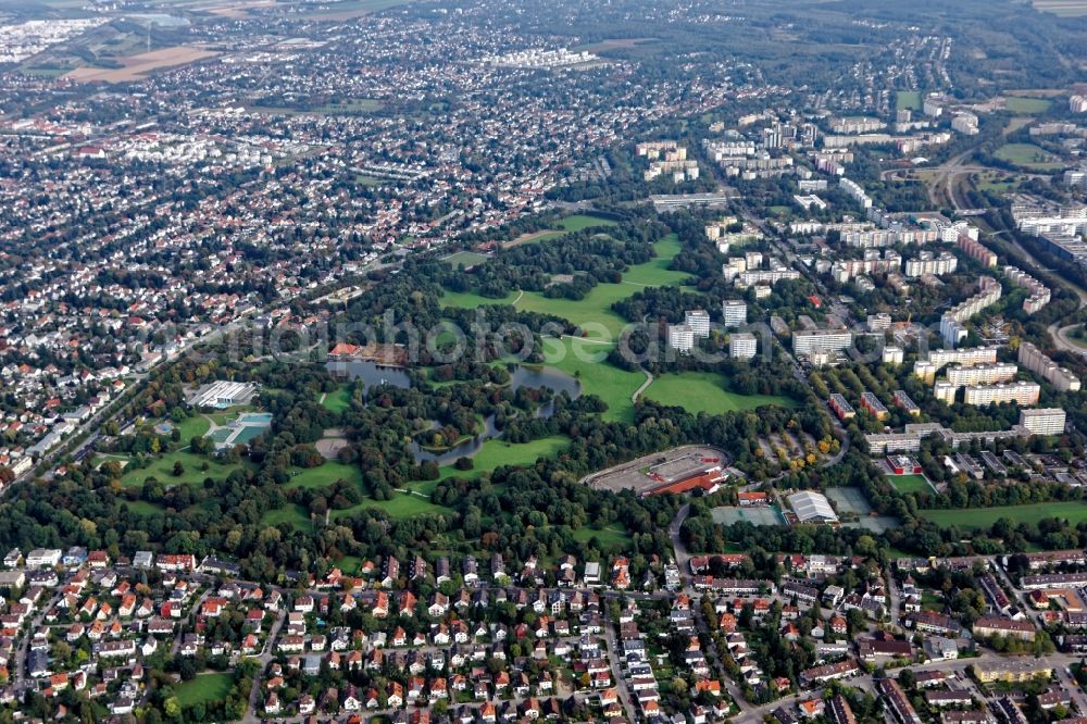 Aerial photograph München - Ostpark in Munich in the state Bavaria