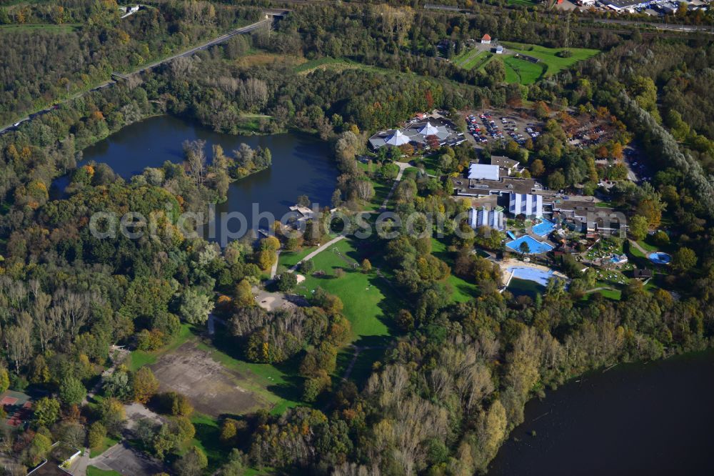 Aerial image Dortmund - Park of Revierpark Wischlingen in the district Wischlingen in Dortmund at Ruhrgebiet in the state North Rhine-Westphalia, Germany