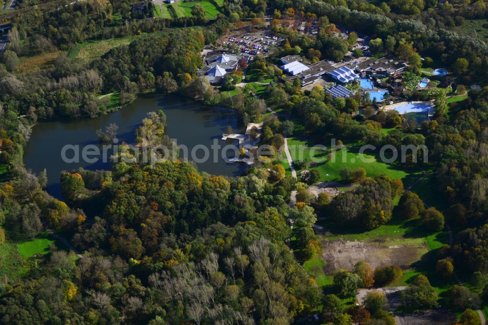 Aerial image Dortmund - Park of Revierpark Wischlingen in the district Wischlingen in Dortmund at Ruhrgebiet in the state North Rhine-Westphalia, Germany