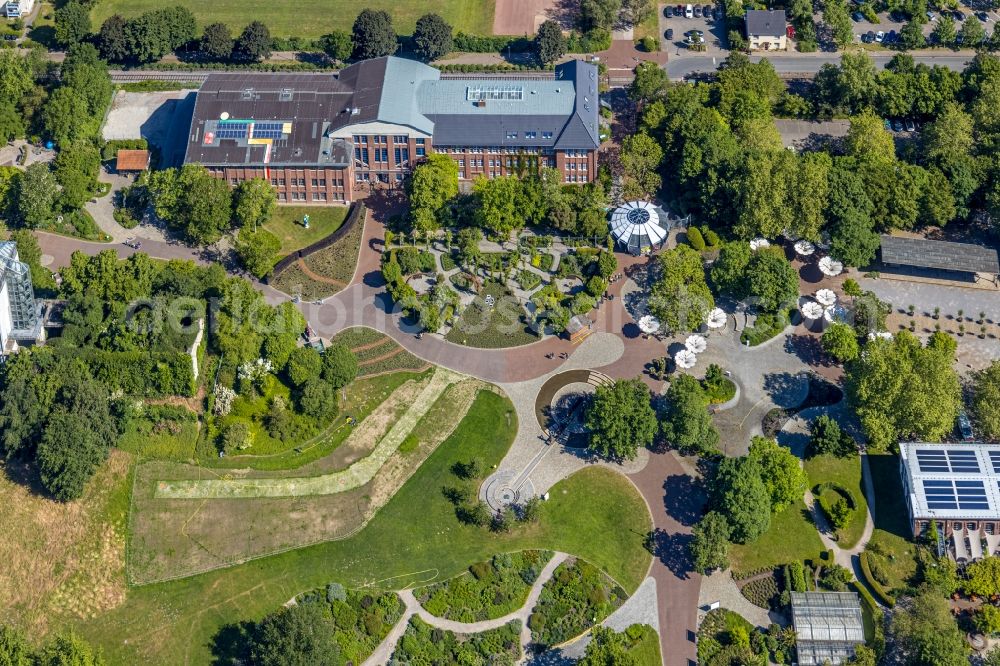 Aerial photograph Hamm - Park grounds on Maximilianpark Hamm GmbH in Hamm in the state North Rhine-Westphalia, Germany