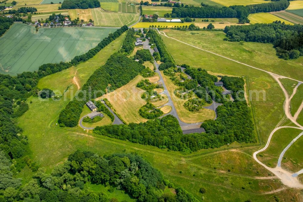 Aerial image Hengsten - Park of Hengsten in the state North Rhine-Westphalia