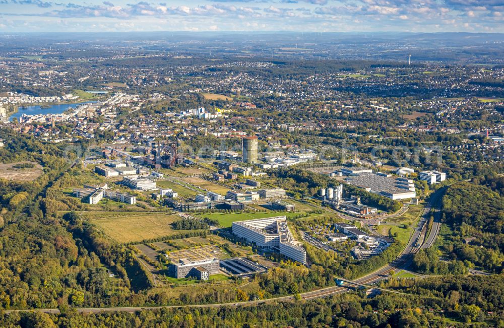 Aerial photograph Dortmund - Park of WiloPark in the district Phoenix-West in Dortmund in the state North Rhine-Westphalia, Germany