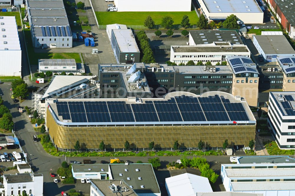 Aerial image Köln - Parking deck on the building of the car park of OSMAB Holding AG on street Melli-Beese-Strasse in the district Ossendorf in Cologne in the state North Rhine-Westphalia, Germany