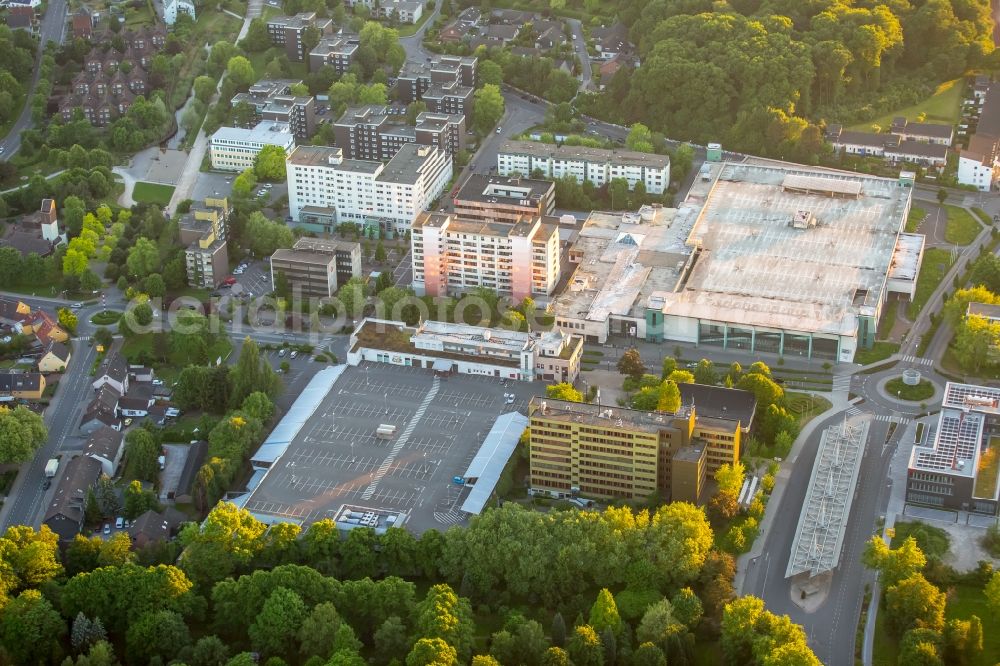 Aerial image Bergkamen - Parking deck on the building of in Bergkamen in the state North Rhine-Westphalia, Germany