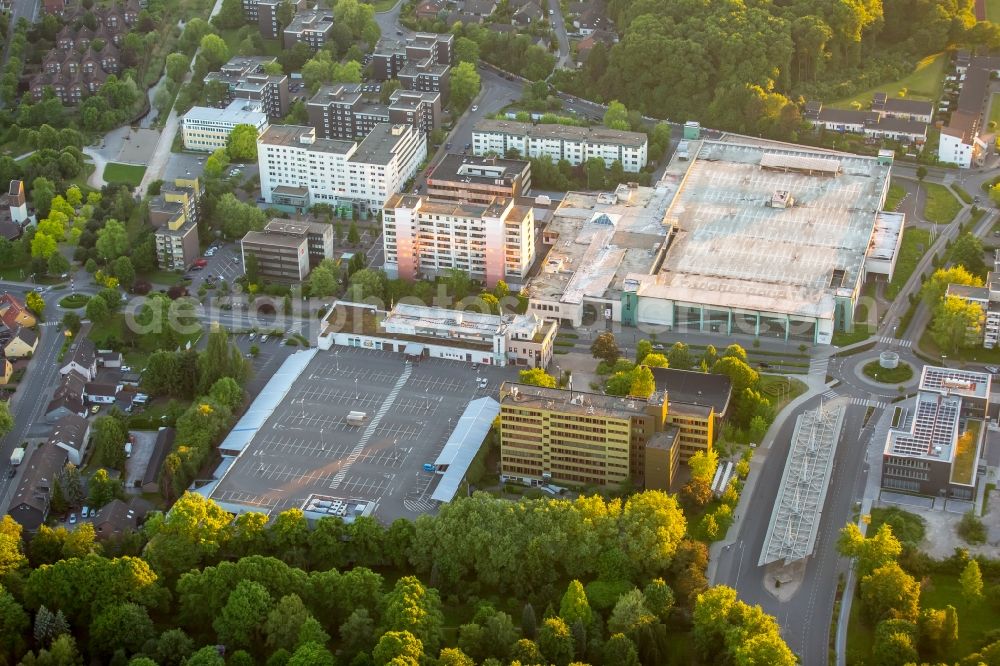 Aerial photograph Bergkamen - Parking deck on the building of in Bergkamen in the state North Rhine-Westphalia, Germany