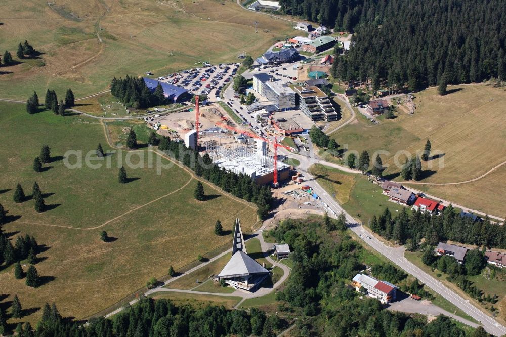 Aerial image Feldberg (Schwarzwald) - Construction of the parking garage on the Feldberg in the municipality Feldberg ( Black Forest ) in Baden -Wuerttemberg