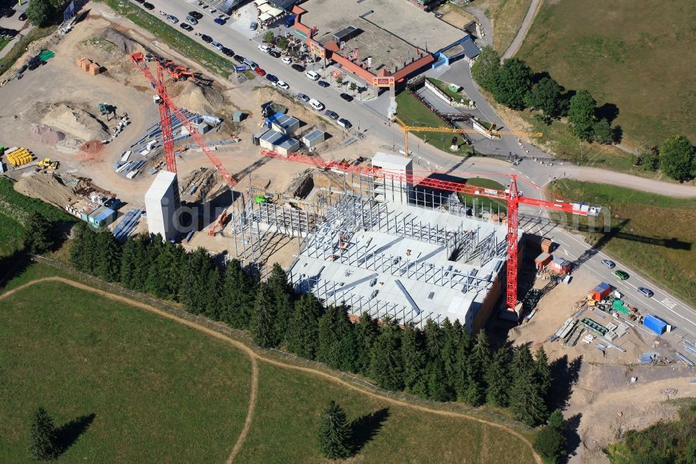 Aerial photograph Feldberg (Schwarzwald) - Construction of the parking garage on the Feldberg in the municipality Feldberg ( Black Forest ) in Baden -Wuerttemberg