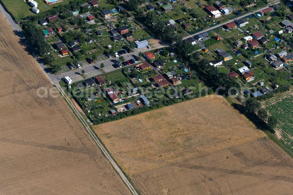 Aerial photograph Sankt Georgen - Parcel of a small garden in Sankt Georgen in the state Baden-Wuerttemberg, Germany