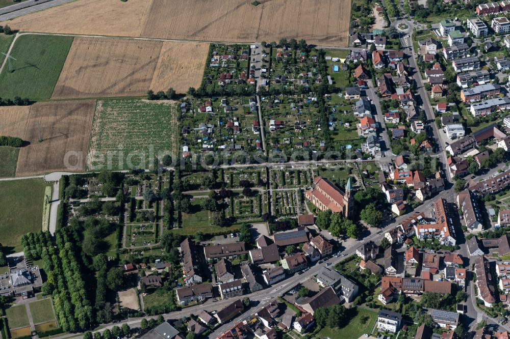 Sankt Georgen from the bird's eye view: Parcel of a small garden in Sankt Georgen in the state Baden-Wuerttemberg, Germany