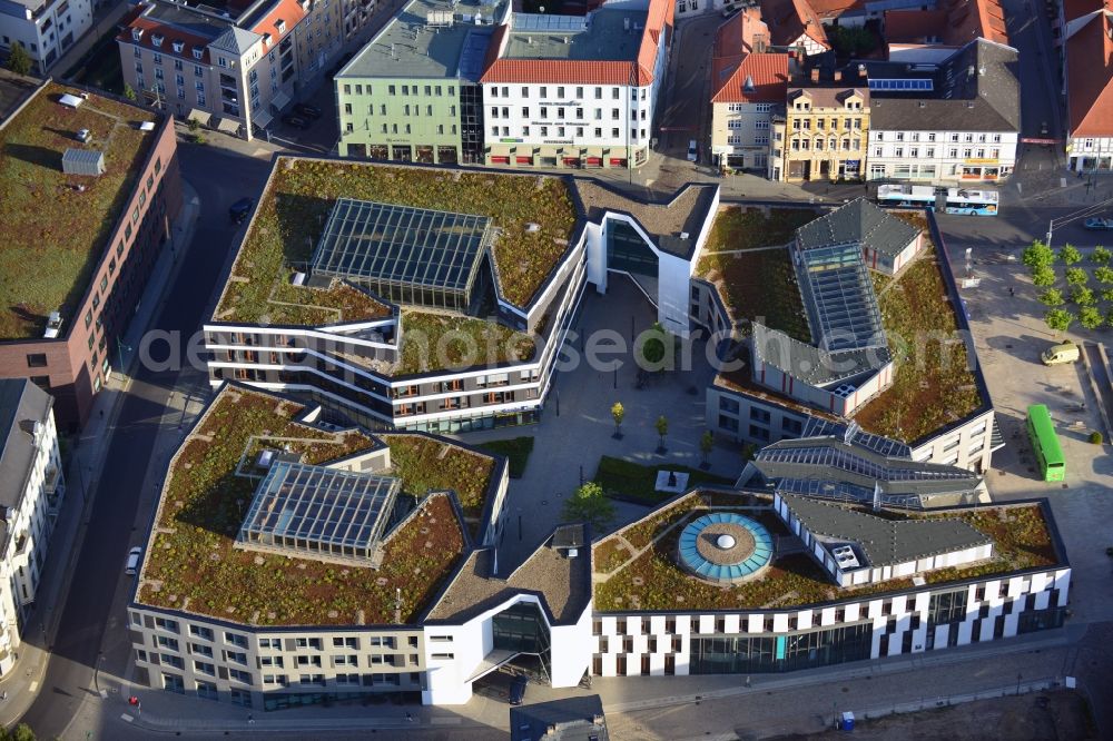 Eberswalde from above - View of Paul Wunderlich house in Eberswalde in Brandenburg