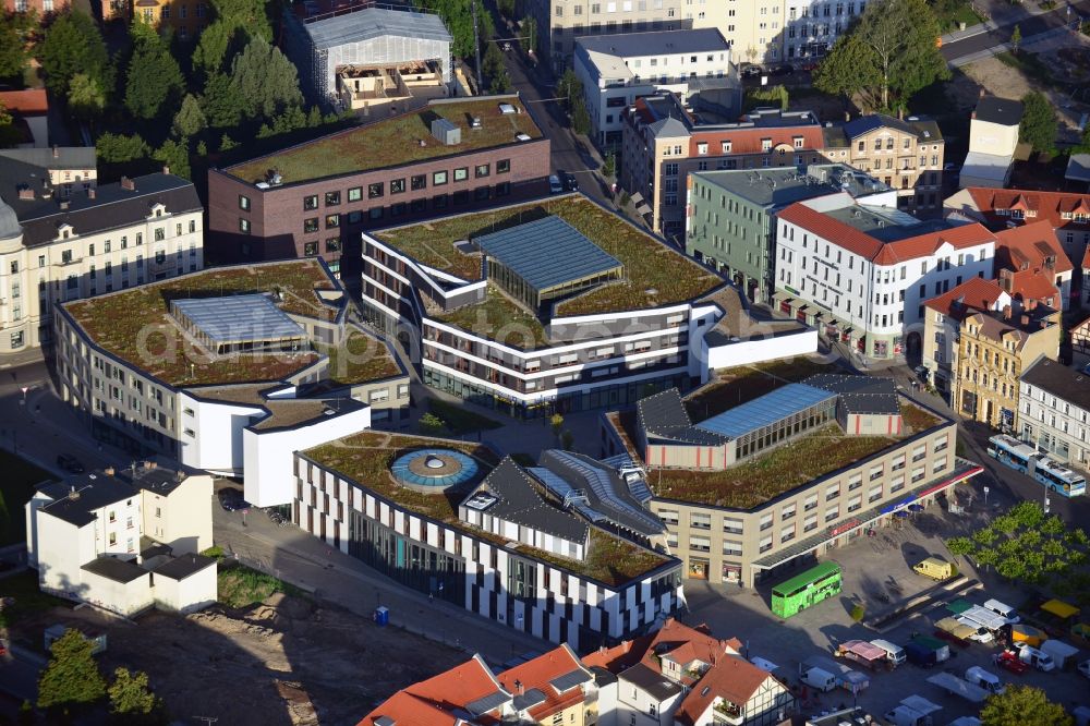 Aerial image Eberswalde - View of Paul Wunderlich house in Eberswalde in Brandenburg