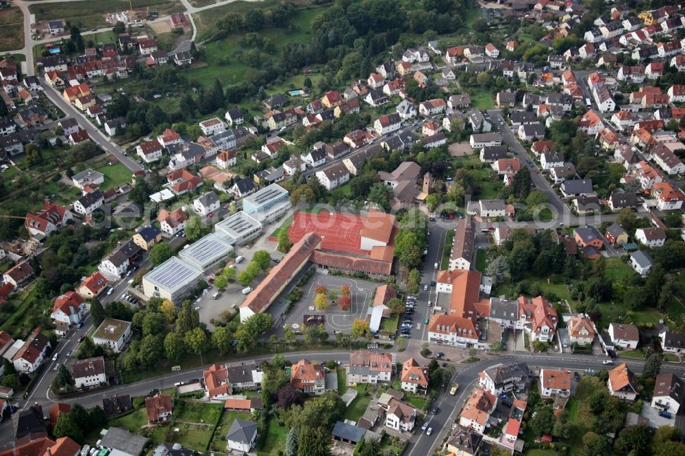 Aerial photograph Aschaffenburg - Pestalozzi primary school Aschaffenburg-Schweinheim in the state of Bavaria