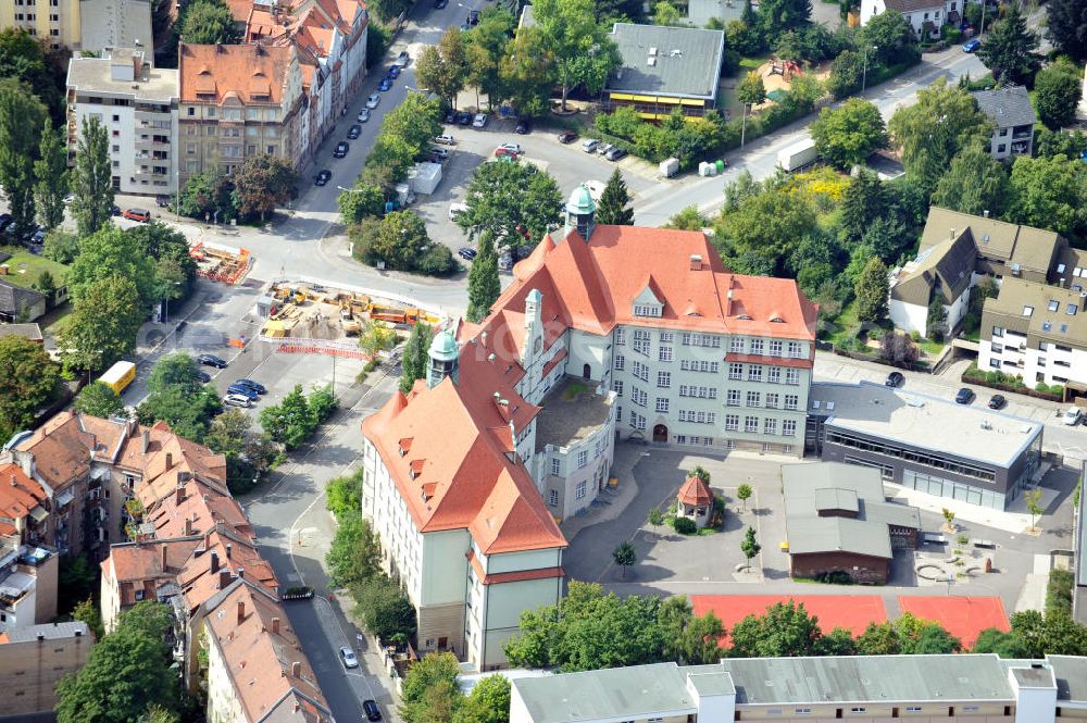 Aerial image Nürnberg - The Peter-Vischer-School was named after Peter Vischer, the older one