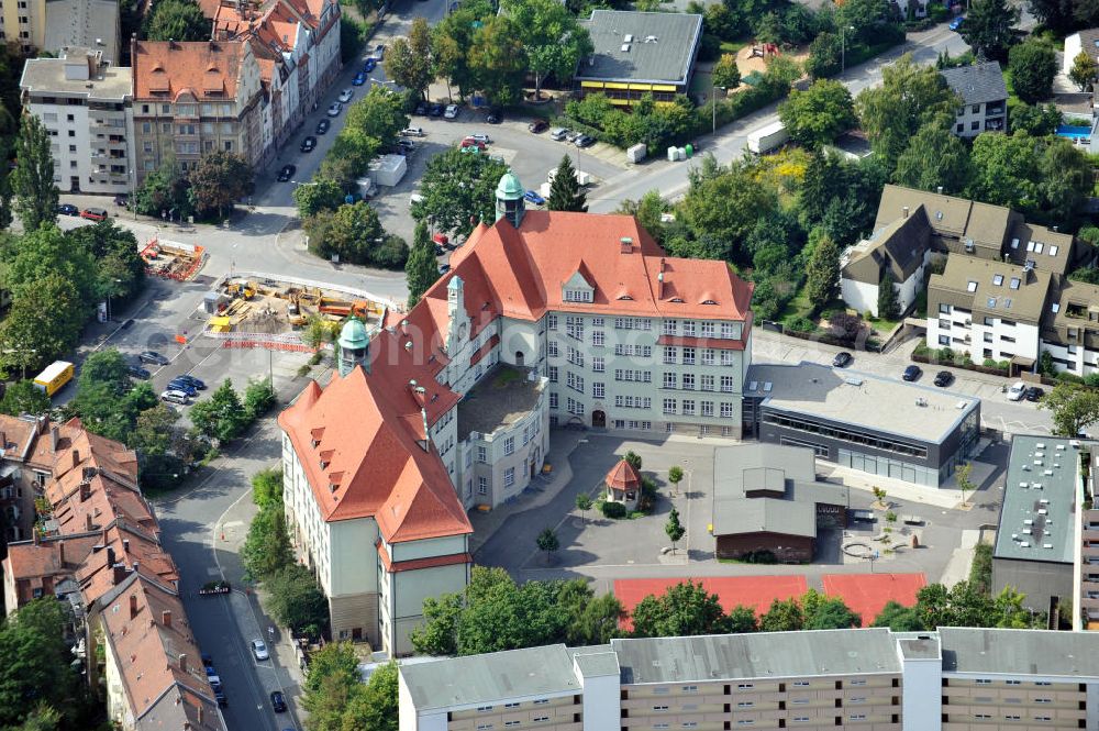 Aerial photograph Nürnberg - The Peter-Vischer-School was named after Peter Vischer, the older one