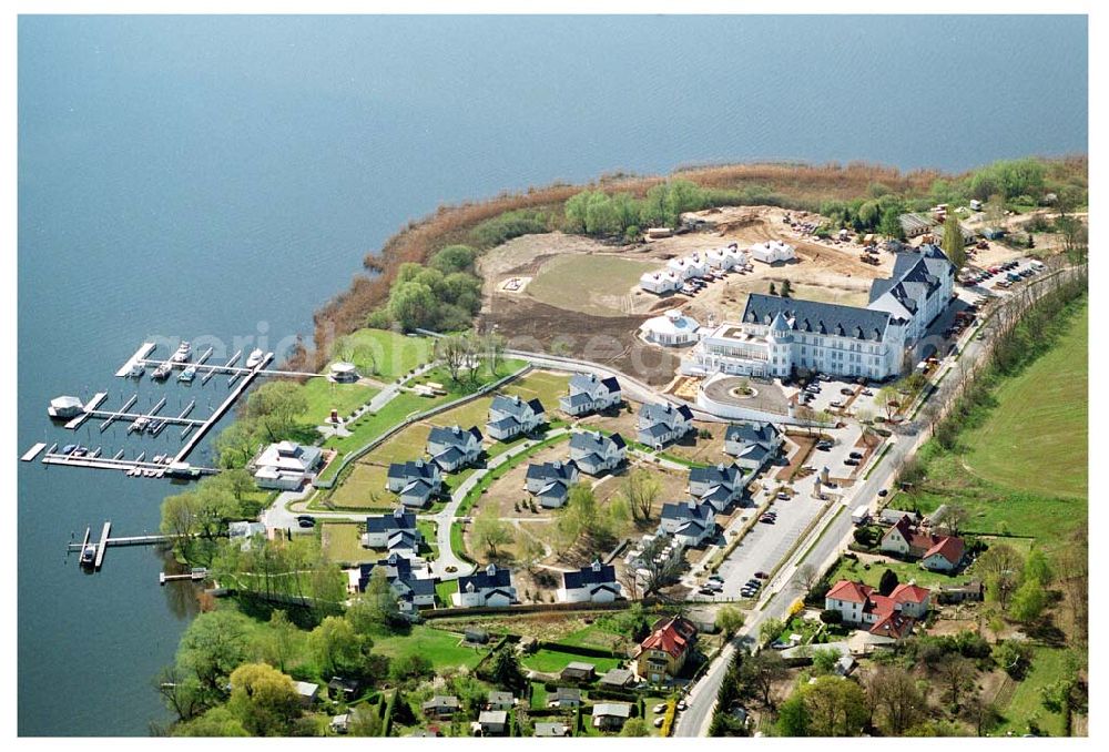 Aerial photograph Petzow/ OT Werder - Gelände des Resorts Schielowsee, Am Schielowsee 117, 14542 Werder / OT Petzow