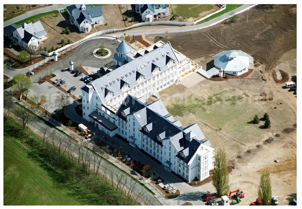 Aerial photograph Petzow (zu Werder) - Gelände des Resorts Schielowsee, Am Schielowsee 117, 14542 Werder / OT Petzow