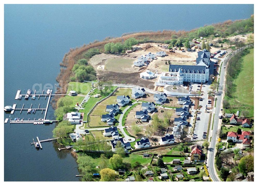 Petzow/ OT Werder from above - Gelände des Resorts Schielowsee, Am Schielowsee 117, 14542 Werder / OT Petzow