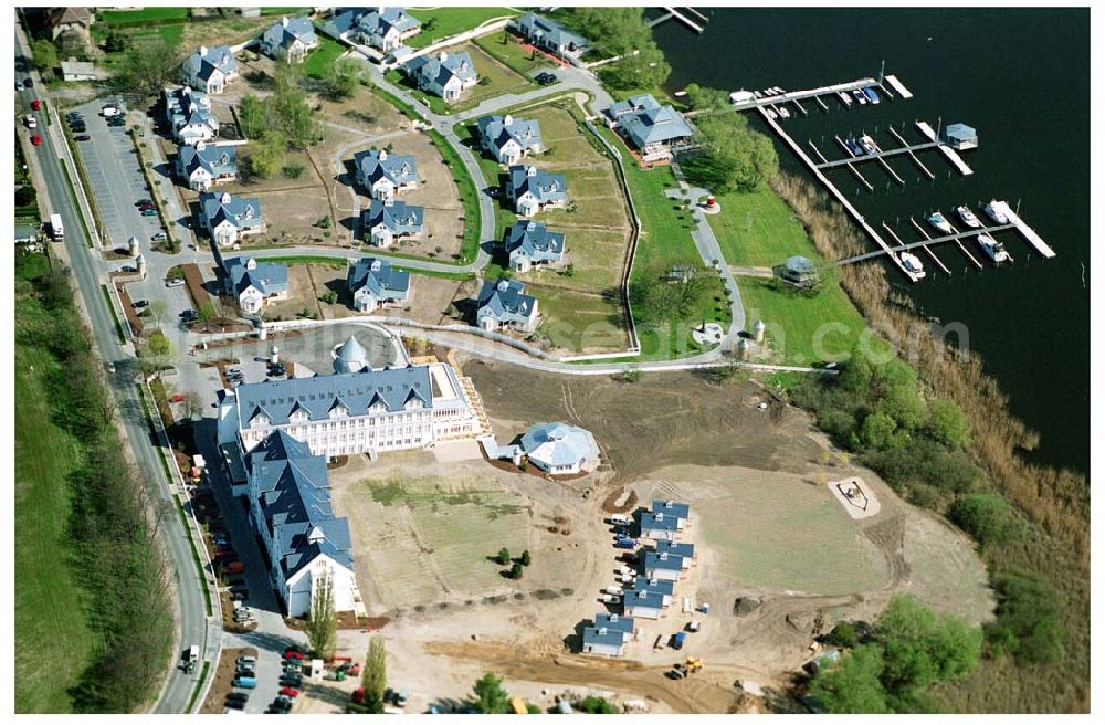 Aerial photograph Petzow/ OT Werder - Gelände des Resorts Schielowsee, Am Schielowsee 117, 14542 Werder / OT Petzow