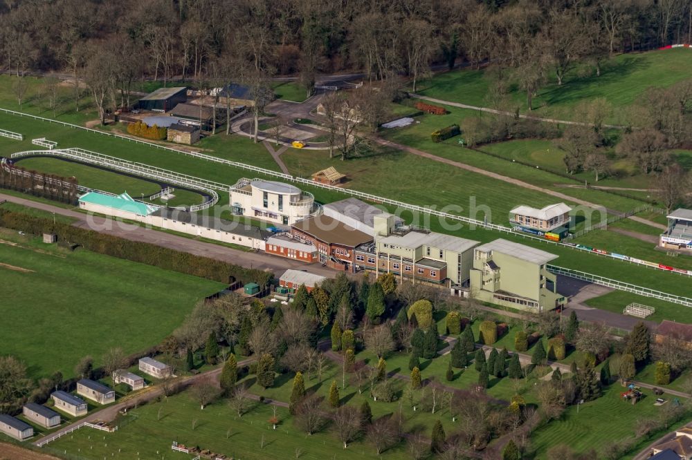 Aerial photograph Netherhampton - Racecourse at Salisbury Racecourse in Netherhampton in UK