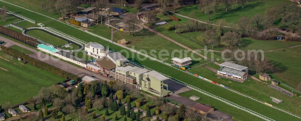 Aerial photograph Netherhampton - Racecourse at Salisbury Racecourse in Netherhampton in UK