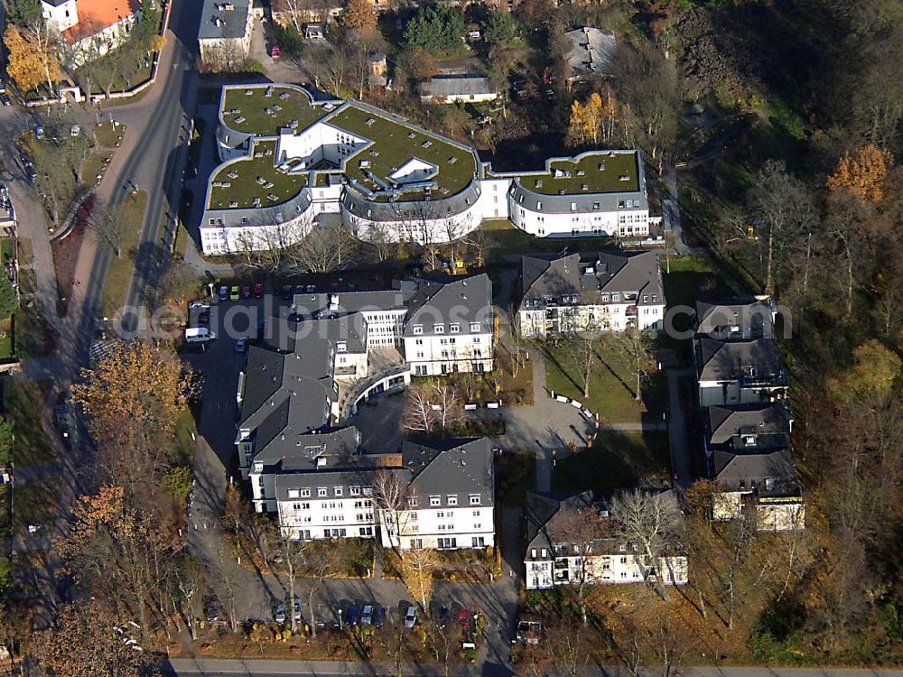 Aerial image Fredersdorf / BRB - Pflege- und Seniorenheim in Fredersdorf / BRB