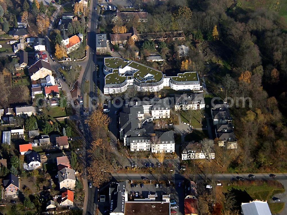 Fredersdorf / BRB from the bird's eye view: Pflege- und Seniorenheim in Fredersdorf / BRB Alten- und Pflegeheim Lucie Hein Wasserstr. 8-9 D-15370 Petershagen Tel: 033439 / 7169 Fax: 033439 / 15397