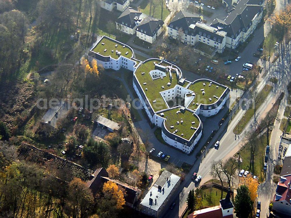 Fredersdorf / BRB from the bird's eye view: Pflege- und Seniorenheim in Fredersdorf / BRB Alten- und Pflegeheim Lucie Hein Wasserstr. 8-9 D-15370 Petershagen Tel: 033439 / 7169 Fax: 033439 / 15397