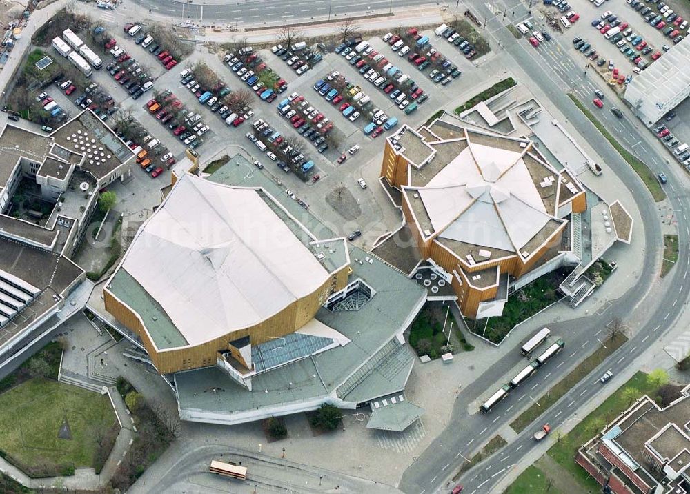 Aerial image Berlin - Tiergarten - Philharmonie in Berlin-Tiergarten