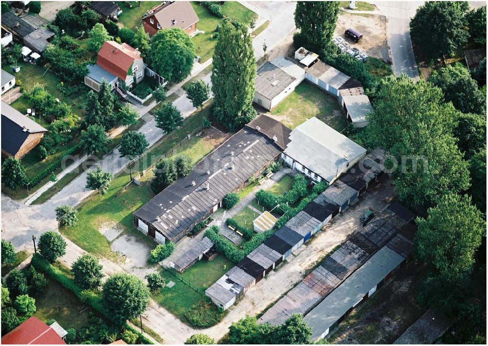 Aerial photograph Bernau / Brandenburg - Planetarium Bernau.