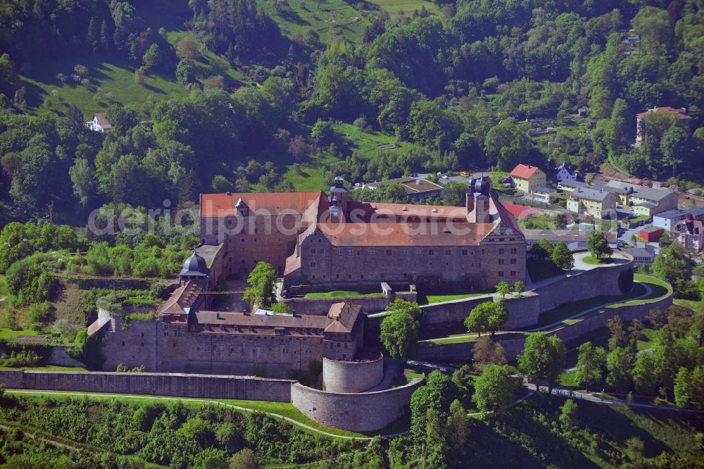 Aerial photograph Kulmbach - Castle Plassenburg in Kulmbach, Bavaria