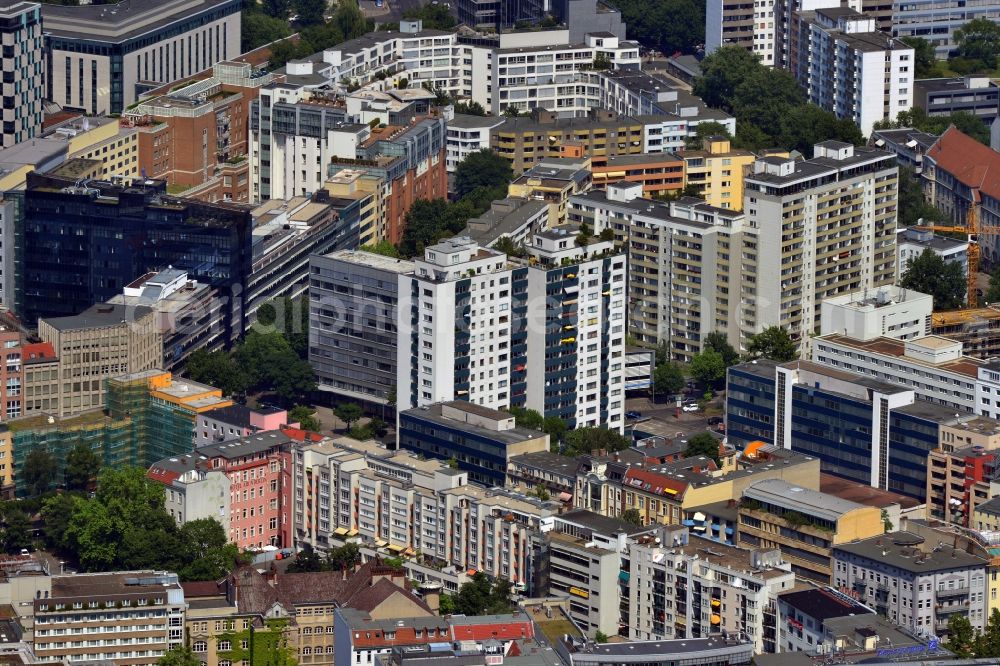 Aerial image Berlin OT Tiergarten - View of residential buildings in Berlin - Tiergarten