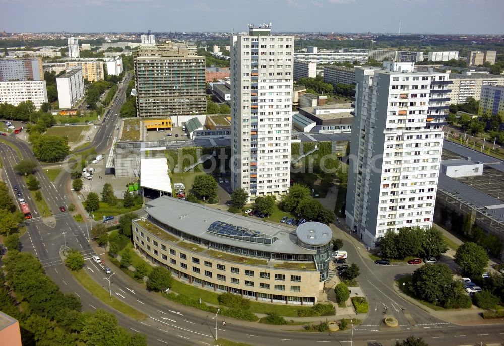 Halle ( Saale ) from above - View of residential buildings in Halle ( Saale ) in the state Saxony-Anhalt