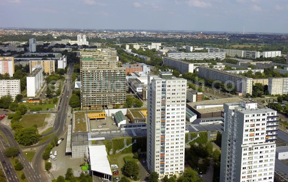 Halle ( Saale ) from above - View of residential buildings in Halle ( Saale ) in the state Saxony-Anhalt