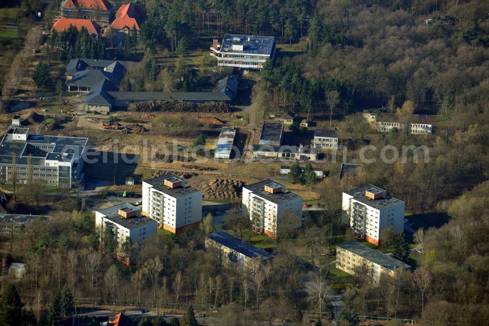 Berlin OT Buch from above - View of residential buildings in the district of Buch in Berlin