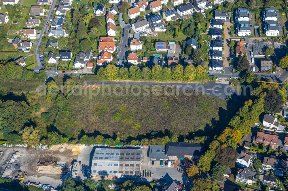 Unna from the bird's eye view: Ensemble space an place Brockhausplatz in the inner city center on street Brockhausstrasse in Unna at Ruhrgebiet in the state North Rhine-Westphalia, Germany