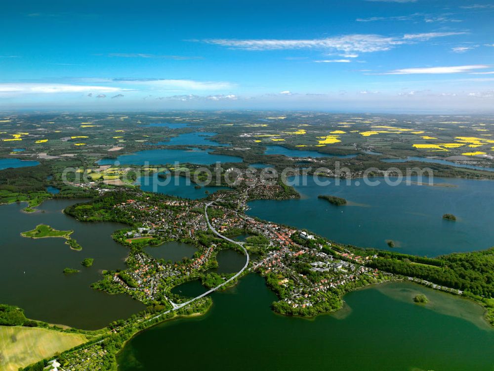 Aerial image Plön - Plön is the county seat of the district Plön in Schleswig-Holstein